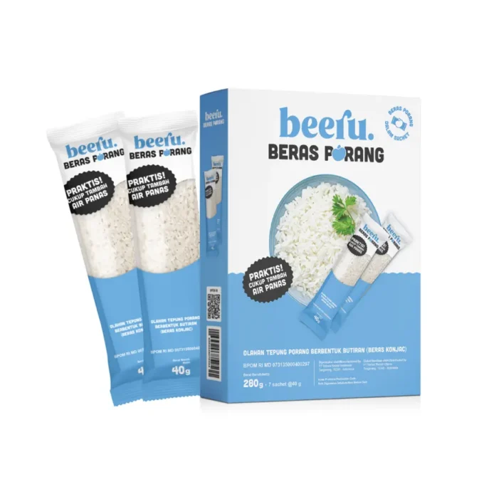 Beras Import Beeru Beras Porang Box Sachet (7x 40gr)