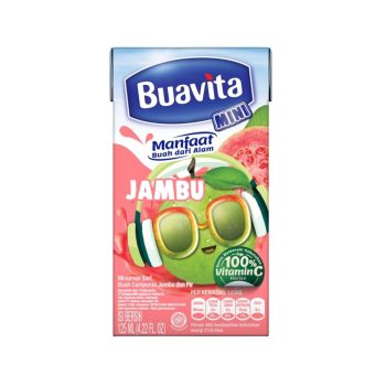 Buavita Mini Guava Juice/ Jus Jambu Asli 125ml
