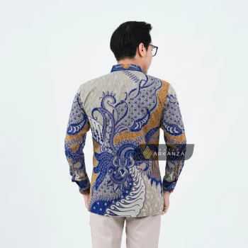 Kemeja Batik Slimfit Motif Argani
