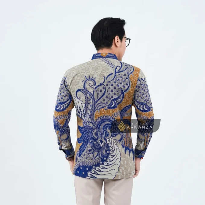 Kemeja Batik Slimfit Motif Argani