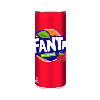 Fanta Strawberry Minuman Soda Can 250ml