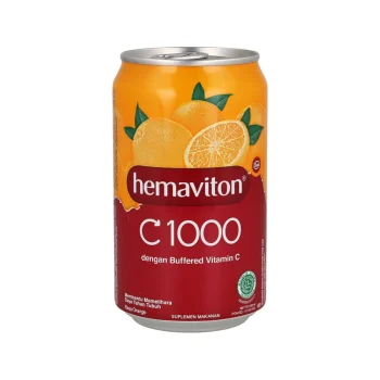 Hemaviton C 1000 adalah suplemen kesehatan untuk bantu menjaga daya tahan tubuh dengan rasa Orange yang nikmat menyegarkan. Kini dilengkapi Buffered Vitamin C 1000mg yang bersifat lebih tidak asam sehingga lebih nyaman di lambung, Vitamin D3 untuk bantu mengaktifkan fungsi sel imun yang berperan penting menjaga imunitas, dan Zinc untuk bantu pembentukan antibodi.