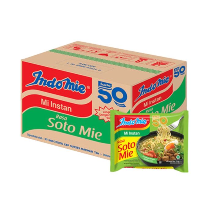 Indomie Soto Mie Dus/Mie Instan 1 Karton