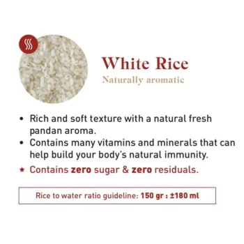 Kaze White Bali Rice/Beras Premium 1kg - Beras Putih Berkualitas Tinggi