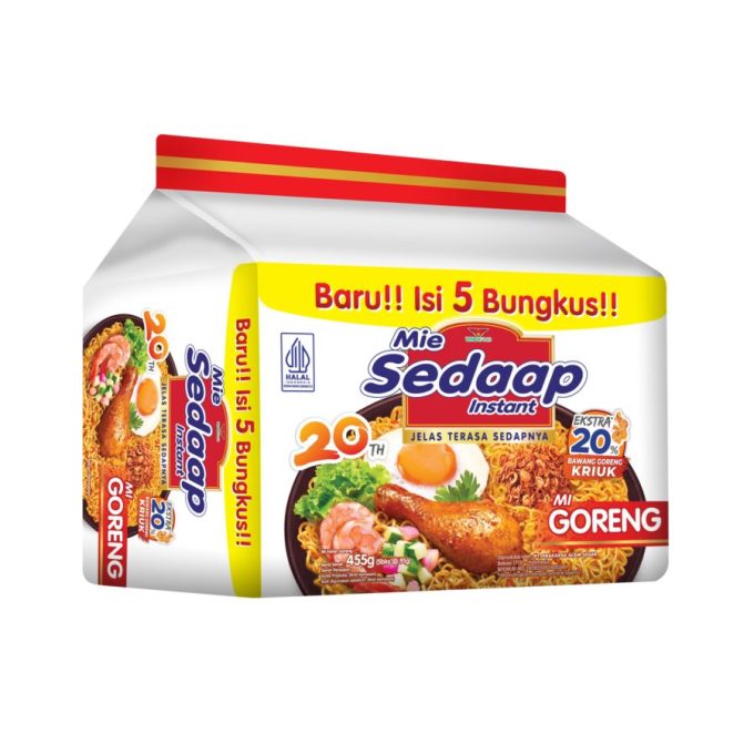 Mie Sedaap Goreng 90gr Isi 5/Mie Instan 450gram