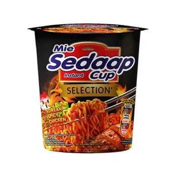 Mie Sedaap Selection Korean Spicy Chicken Instant Noodle Cup/Mie Instan 81gram