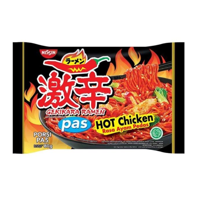 Nissin Gekikara Ramen Hot Chicken/Mie Instan 80gram