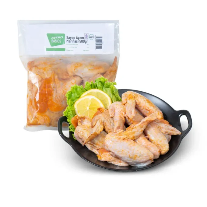 Sayap ayam marinasi
