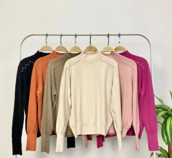 Atasan Wanita | Zeena Manik Knitwear | Turtleneck Knitwear Viral