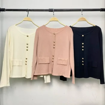 Atasan Wanita Mira Soft Velvet Top | Outerwear Cardigan