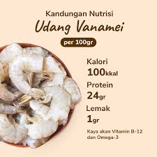 Udang Vanamei Potong Kepala