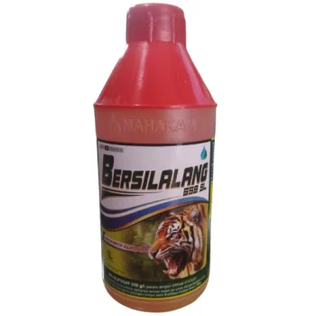 HERBISIDA BERSILALANG 559 SL – Racun Rumput Efektif untuk Pengendalian Gulma HERBISIDA BERSILALANG 559 SL adalah herbisida sistemik berbahan aktif Isopropilamina glifosat yang diformulasikan khusus untuk mengendalikan berbagai jenis gulma, termasuk gulma berdaun lebar, gulma berdaun sempit, dan rumput liar yang tumbuh di area pertanian, perkebunan, maupun lahan kosong. Keunggulan HERBISIDA BERSILALANG 559 SL: ✅ Efektif Mengendalikan Berbagai Jenis Gulma – Termasuk alang-alang, teki, dan rumput liar lainnya. ✅ Bekerja Secara Sistemik – Diserap oleh daun dan akar, kemudian menyebar ke seluruh bagian gulma hingga ke akar. ✅ Cepat Terurai di Tanah – Tidak meninggalkan residu berbahaya, aman bagi tanaman setelah diaplikasikan. ✅ Cocok untuk Berbagai Jenis Lahan – Bisa digunakan di lahan pertanian, perkebunan, hutan tanaman industri, dan area non-produktif. ✅ Mudah Digunakan – Formulasi cair yang mudah dicampur dengan air untuk penyemprotan. Cara Penggunaan: Campurkan Herbisida Bersilalang 559 SL sesuai dosis anjuran pada kemasan (biasanya 100-200 ml per tangki 15 liter). Semprotkan langsung pada gulma menggunakan alat semprot dengan nozzle yang sesuai. Hindari Penyemprotan Saat Hujan – Sebaiknya dilakukan saat cuaca cerah agar herbisida terserap sempurna. Gunakan dengan Hati-Hati – Jangan sampai terkena tanaman utama yang tidak ingin dikendalikan. Cocok Digunakan untuk: ✅ Lahan Pertanian – Untuk membersihkan gulma sebelum masa tanam. ✅ Perkebunan Sawit, Karet, dan Kakao – Mengendalikan rumput liar tanpa merusak tanaman utama. ✅ Lahan Kosong & Pinggir Jalan – Untuk menghilangkan rumput liar yang mengganggu estetika dan aksesibilitas. Dengan HERBISIDA BERSILALANG 559 SL, gulma bisa dikendalikan secara efektif, sehingga tanaman utama dapat tumbuh dengan optimal tanpa gangguan! #HerbisidaBersilalang #RacunRumput #PengendaliGulma #HerbisidaSistemik #PerlindunganTanaman