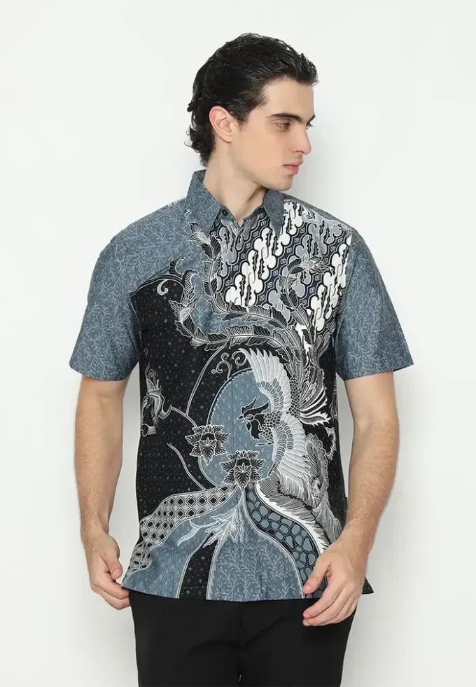 Hadinata Batik Kemeja Pendek Superfine Satriya Sita