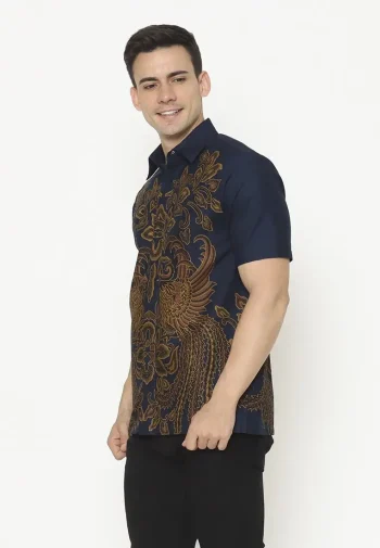 Hadinata Batik Pria Kemeja Pendek Nicko
