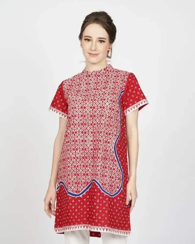Days Blouse Ethnic – PE Tunik Red