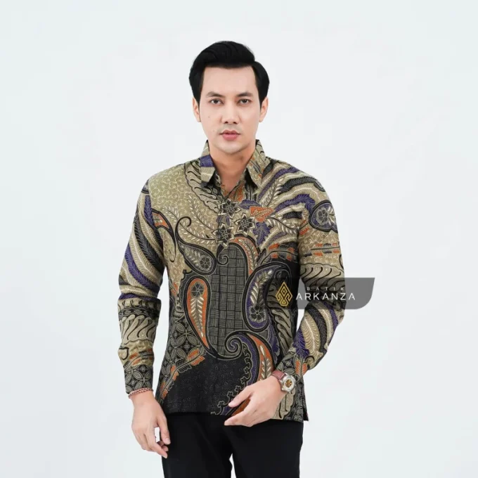 Kemeja Batik Slimfit Motif Menoreh