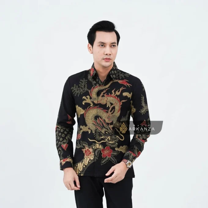 Kemeja Batik Slimfit Motif Antaboga