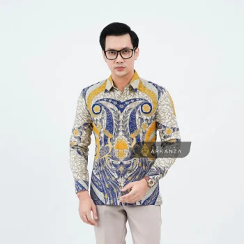 Kemeja Batik Slimfit Motif Bratajaya