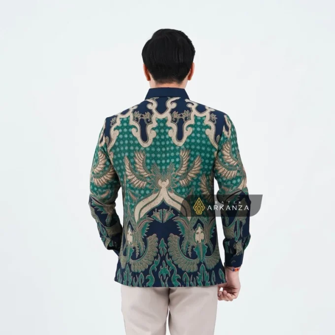 Kemeja Batik Dobby Slimfit Motif Buana Mukti