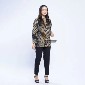 Blouse Batik Motif Aksara Buana