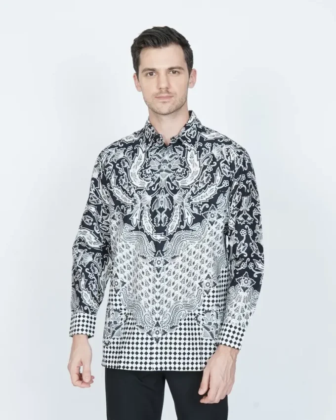 Kemeja Batik Lengan Panjang Ron Paksi Limaran