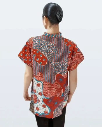 Blouse Batik Wanita | Days By Danar Hadi Blouse – Sekar Jagad Modern Tosca