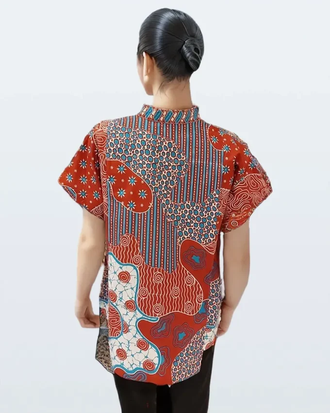 Blouse Batik Wanita | Days By Danar Hadi Blouse – Sekar Jagad Modern Tosca