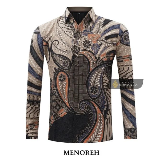 Kemeja Batik Slimfit Motif Menoreh