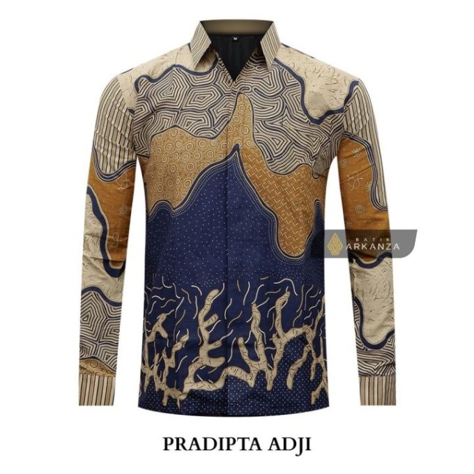 Kemeja Batik Slimfit Motif Pradipta Adji
