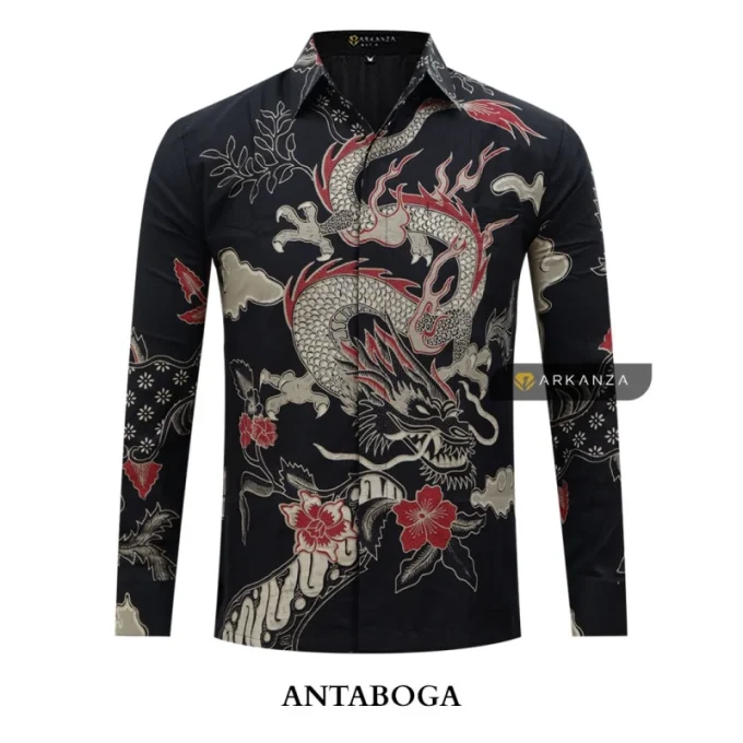 Kemeja Batik Slimfit Motif Antaboga