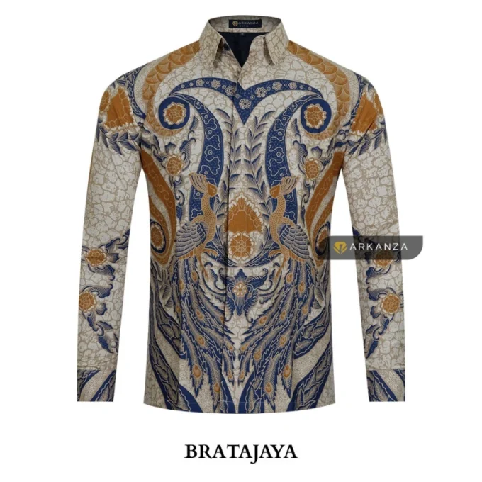 Kemeja Batik Slimfit Motif Bratajaya