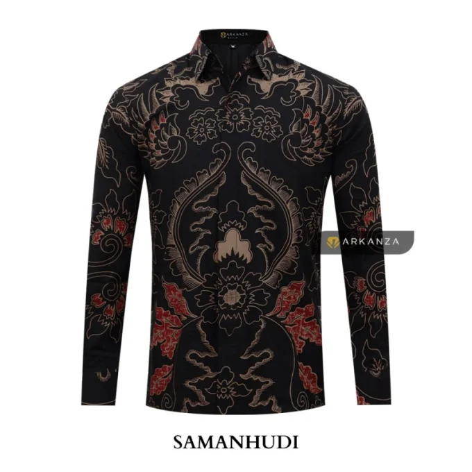 Kemeja Batik Slimfit Motif Samanhudi
