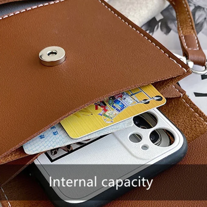 Tas Selempang Pocket Hp Touchscreen Kulit Sintetis Premium Model Import Korea Branded Lucu Kekinian Murah Terbaru SHUN
