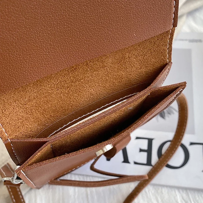 Tas Selempang Pocket Hp Touchscreen Kulit Sintetis Premium Model Import Korea Branded Lucu Kekinian Murah Terbaru SHUN