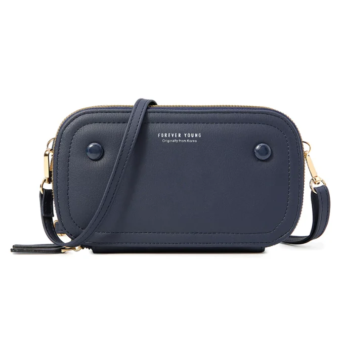 Tas Hp Selempang Mini Multifungsi Model Korean Style Bahan Kulit Sintetis Premium