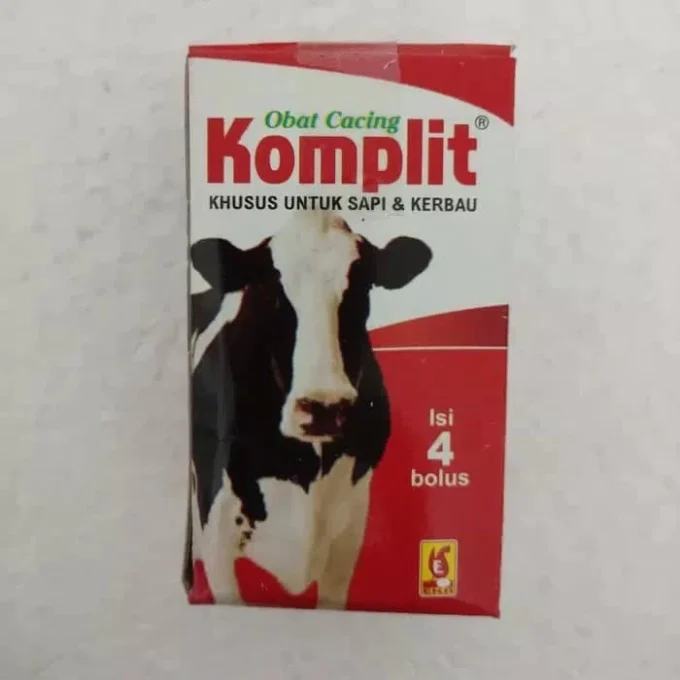 OBAT CACING KOMPLIT SAPI KERBAU TERMURAH EKA FARMA 4 KAPLET