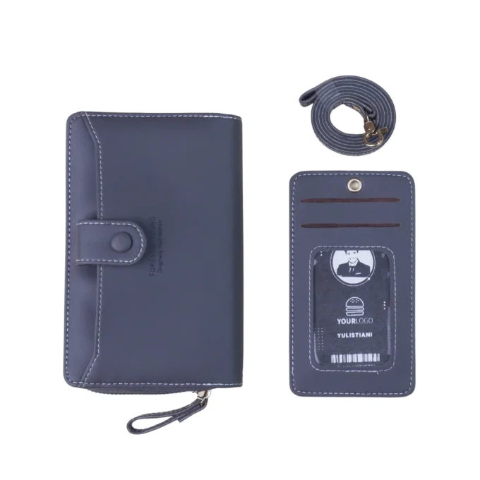 Dompet Lipat Wanita Model Korean Style ada Bonus Name Tag