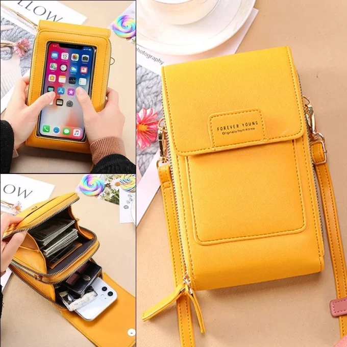 Tas Hp Wanita Tas Selempang Bahan Kulit Sintetis Import Korea Viral Kekinian Murah Terbaru Kondangan