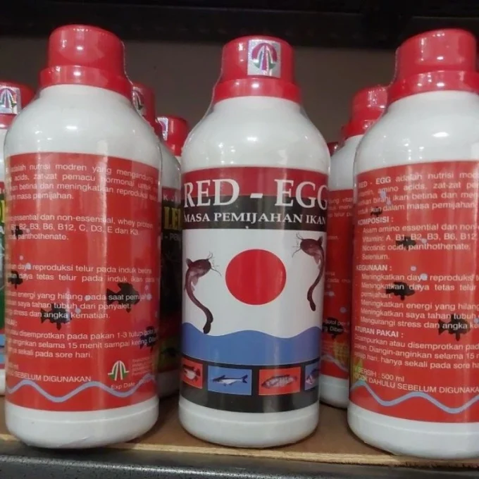 RED EGG 500 ml MASA PEMIJAHAN IKAN MENINGKATKAN PRODUKSI TELUR TMSDO