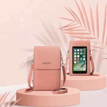Tas Hp Wanita Tas Selempang Kulit Sintetis Multifungsi Transparan Model Import Branded Terbaru