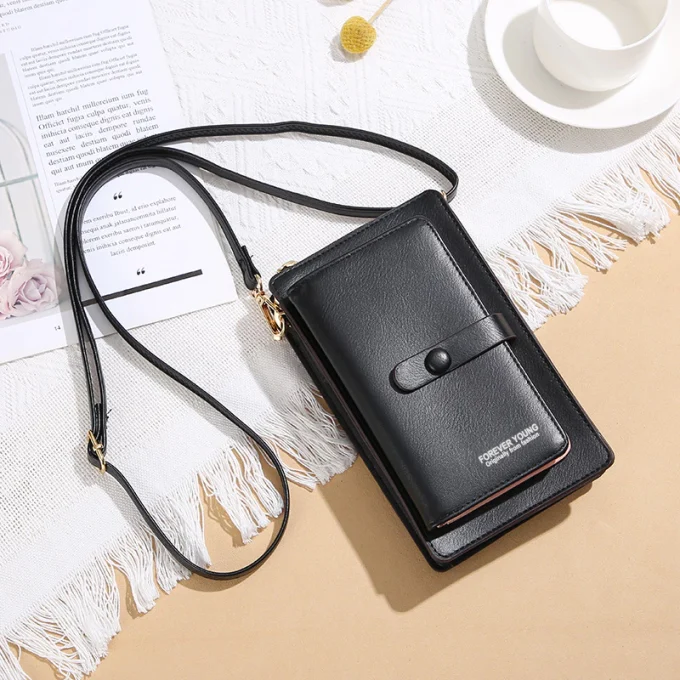 Tas Dompet Hp Selempang Korean Style Touchscreen Multifungsi Model Import Korea