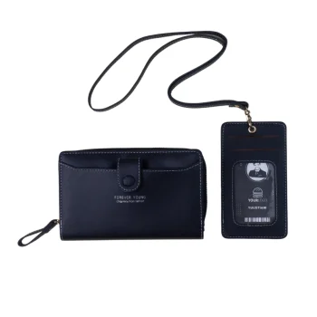 Dompet Lipat Wanita Model Korean Style ada Bonus Name Tag