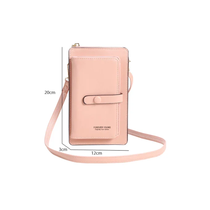 Tas Dompet Hp Selempang Korean Style Touchscreen Multifungsi Model Import Korea