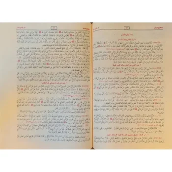 *KITAB SHAHIH MUSLIM* Penulis : IMAM MUSLIM Penerbit : Dar Alamiyyah Mesir Tebal : 936 halaman Kertas : Krem Font : Merah Hitam Berat : 1.240 gram HARD COVER UKURAN 24x17 cm 100% Original Produk