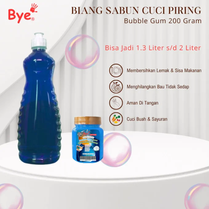 Biang Sabun Cuci Piring 200 Gram Solusi Ekonomis Untuk Dapur Bersih Bebas Minyak dan Irit