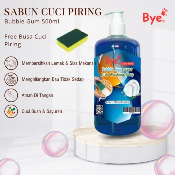 Sabun Cuci Piring 500ml Botol Pompa Mudah digunakan Bersihkan Noda Minyak Aman Untuk Kulit Aroma Menyegarkan Ekonomis