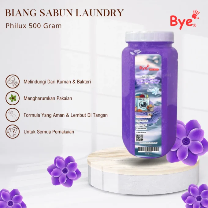 Biang Detergen Laundry 500 Gram Ekonomis Kuat Angkat Noda Pakaian Lebih Wangi