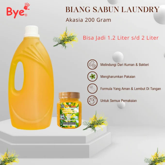Biang Sabun Laundry Ukuran 200 Gram Efektif Hilangkan Kotoran Tanpa Merusak Pakaian