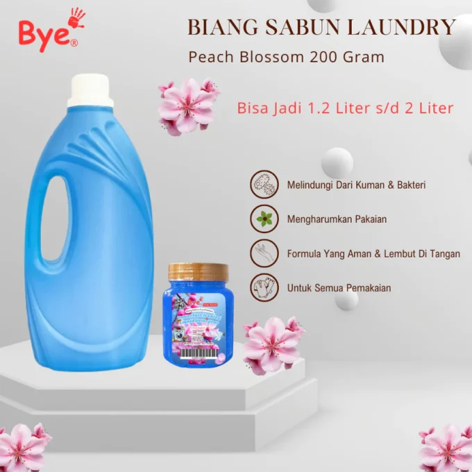 Sabun Laundry Konsentrat 200g Cucian Bersih Maksimal Warna Cerah dan Serat Kain Tetap Lembut