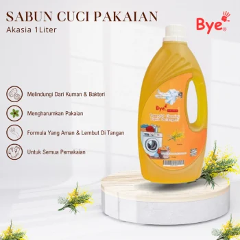 Deterjen Cair 1Liter Jerigen Bersih Maksimal Busa Melimpah Praktis dan Cocok Untuk Pakaian Sehari-hari